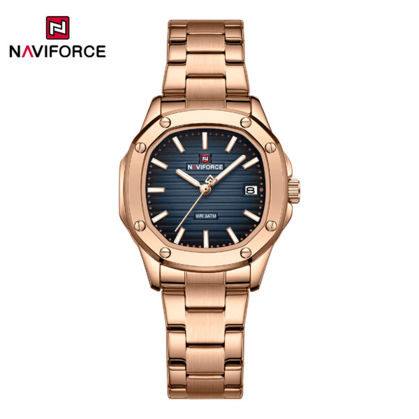 ساعت مچی زنانه نیوی فورس Naviforce NF5069s rgberg اورجینال با ضمانت (x)