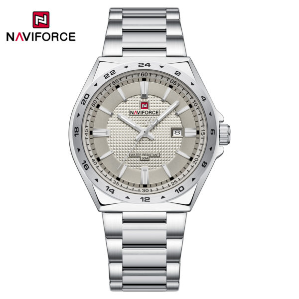 ساعت مچی مردانه نیوی فورس Naviforce NF 9266 sgy اورجینال با ضمانت (x)
