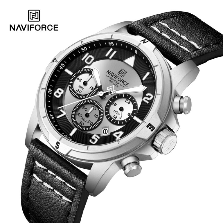 ساعت مچی مردانه نیوی فورس Naviforce NF8077 swb اورجینال با ضمانت (x)
