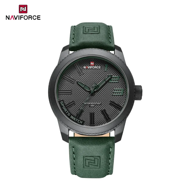 ساعت مچی مردانه نیوی فورس Naviforce NF 9202l B/GN/GN اورجینال (x)