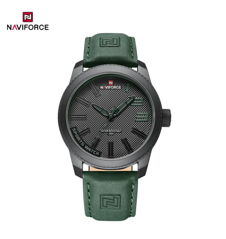 ساعت مچی مردانه نیوی فورس Naviforce NF 9202l B/GN/GN اورجینال با ضمانت (x)