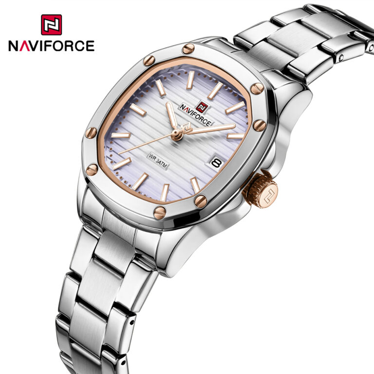 ساعت مچی زنانه نیوی فورس Naviforce NF5069s spes اورجینال با ضمانت (x)