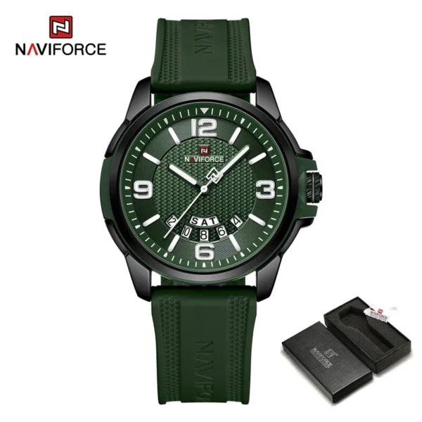 ساعت مچی مردانه نیوی فورس Naviforce NF 9215t B/GN/GN اورجینال با ضمانت (x)