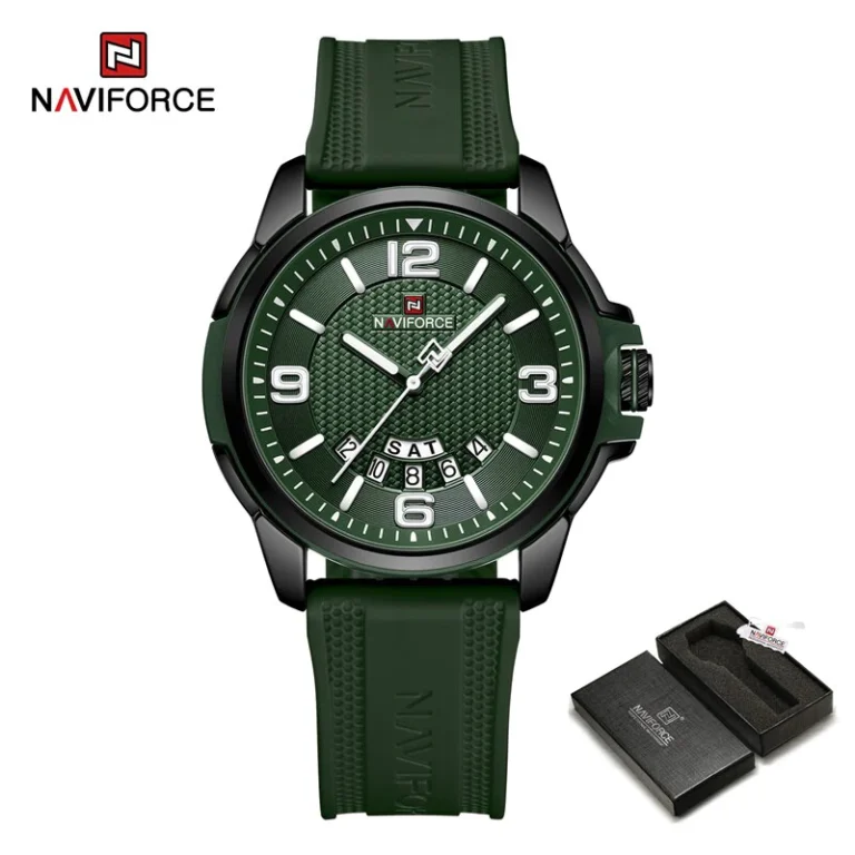 ساعت مچی مردانه نیوی فورس Naviforce NF 9215t B/GN/GN اورجینال با ضمانت (x)
