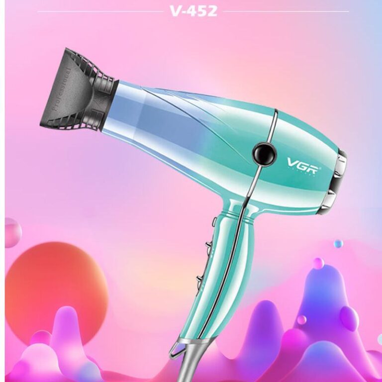 سشوار حرفهای وی جی آر مدل V-452 با توان 2400 وات