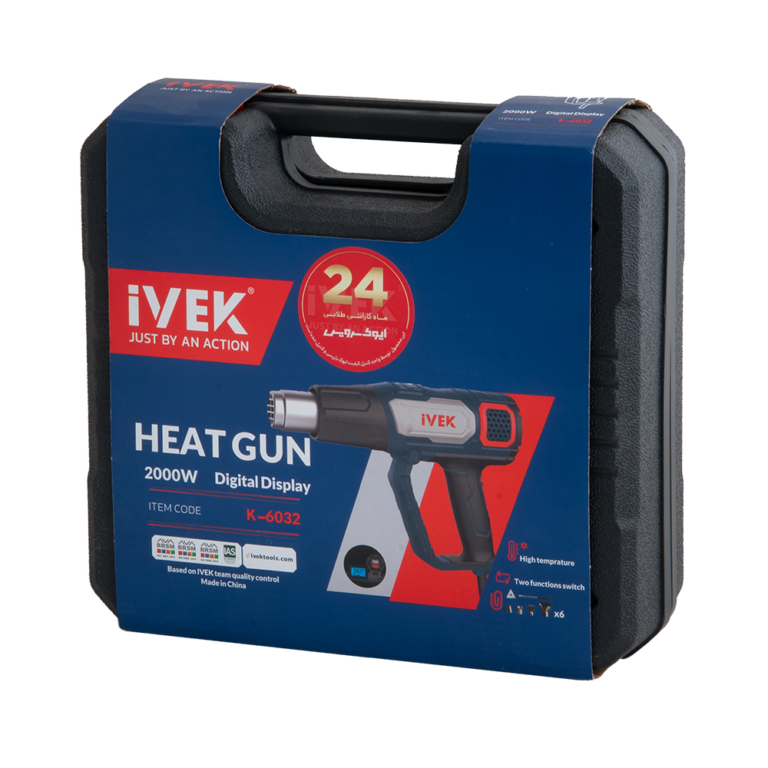 کیت سشوار صنعتی دیجیتال دودسته K-6032 ایوک