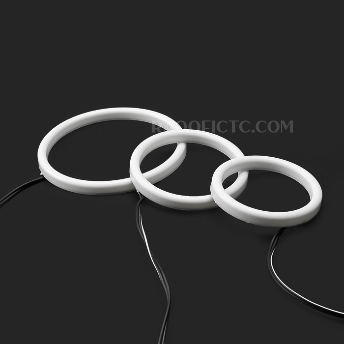 حلقه نئون چراغ جلو سفید - Image 3