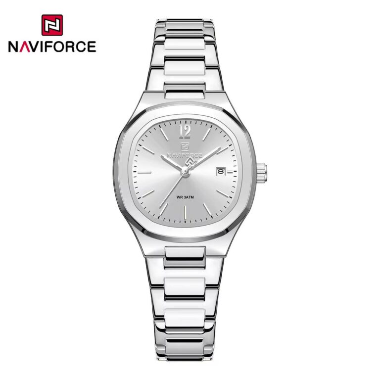 ساعت زنانه نیوی فورس Naviforce NF5072 S/W اورجینال (x)