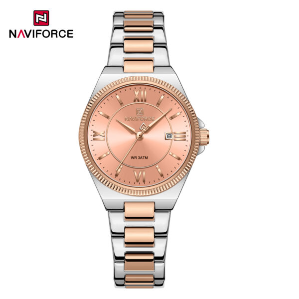 ساعت مچی زنانه نیوی فورس Naviforce NF5073 rgp اورجینال با ضمانت (x)