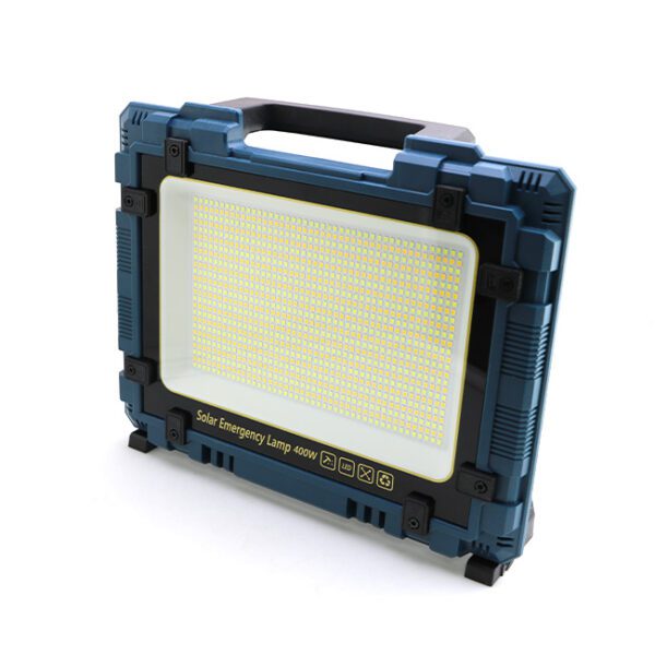 پروژکتور و پاوربانک شارژی و خورشیدی 400 وات W8121-2 