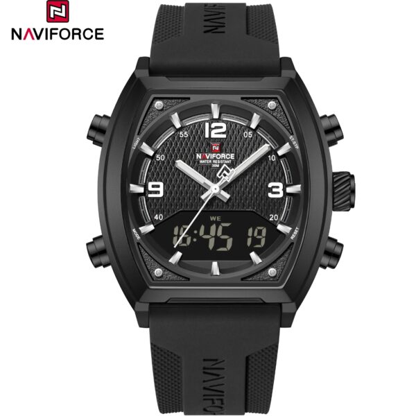 ساعت مچی مردانه نیوی فورس Naviforce NF9242 B/W/B اورجینال (x)