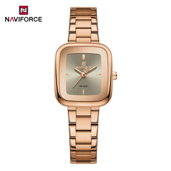 ساعت مچی زنانه نیوی فورس NAVIFORCE nf5075 rggy اورجینال (x)
