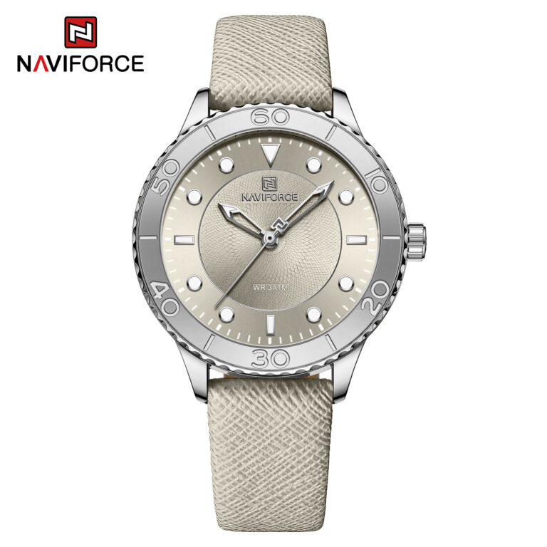 ساعت مچی زنانه نیوی فورس Naviforce NF 5020 S/GY/GY اورجینال با ضمانت