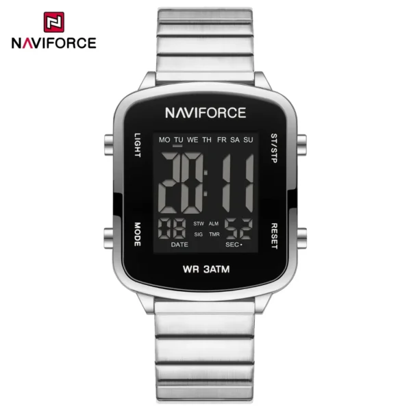ساعت مچی مردانه نیوی فورس Naviforce NF5058 SS اورجینال با ضمانت (x)