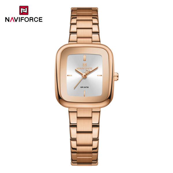 ساعت زنانه نیوی فورس Naviforce NF5075 RG/W اورجینال (x)