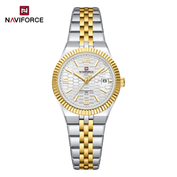 ساعت مچی زنانه نیوی فورس Naviforce NF5079 swg اورجینال با ضمانت (x)