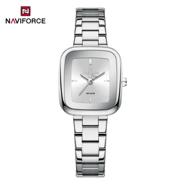 ساعت زنانه نیوی فورس Naviforce NF5075 S/W اورجینال (x)