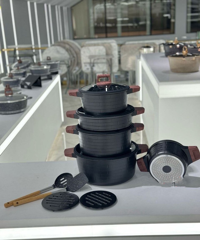 سرویس قابلمه 10 پارچه گرانیتی زیو مدل ZSC-8510 ‏