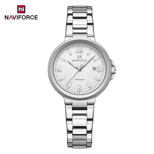 ساعت مچی زنانه نیوی فورس NAVIFORCE nf5077 sw اورجینال (x)