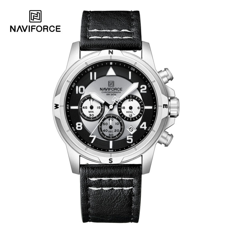 ساعت مچی مردانه نیوی فورس Naviforce NF8077 swb اورجینال با ضمانت (x)