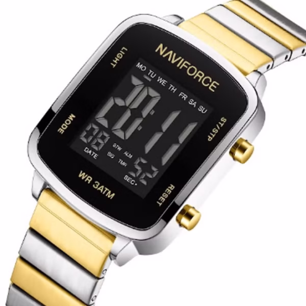 ساعت مچی مردانه برند نیویفورس nf5058 SG naviforce اورجینال (x)