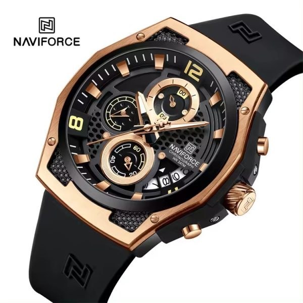 ساعت مچی مردانه نیوی فورس Naviforce NF8051t RGBB اورجینال با ضمانت (x)