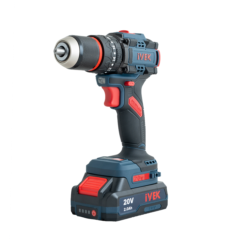 دریل شارژی چکشی براشلس 20ولت k-7812 ایوک K-7812 (AR)