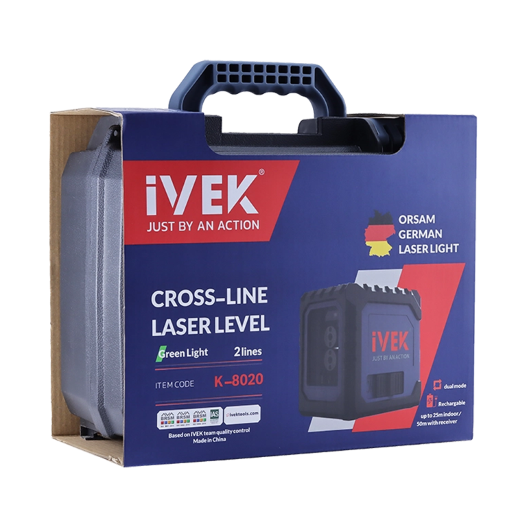 کیت تراز لیزری دوخط سبز دوحالته K-8020 ایوک