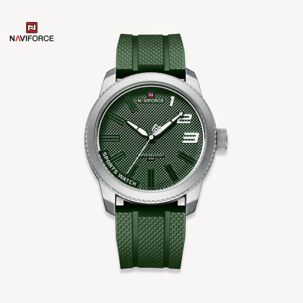 ساعت مچی مردانه نیوی فورس Naviforce NF 9202 S/W/GN اورجینال (x)