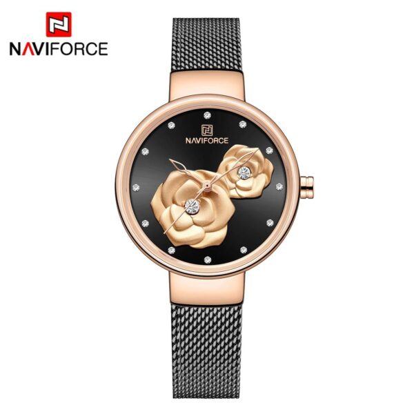 ساعت مچی زنانه نیوی فورس Naviforce NF 5013 rgbb اورجینال با ضمانت (x)