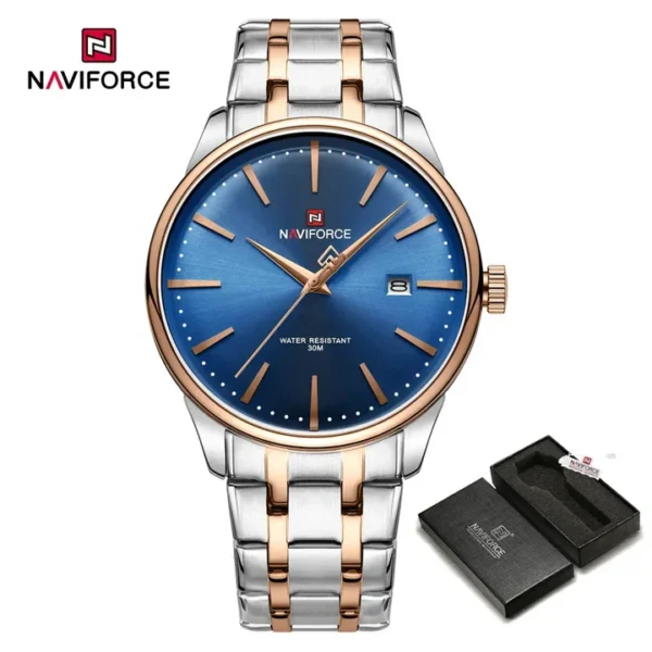 ساعت مچی مردانه نیوی فورس Naviforce NF 9230 S/BE/RG اورجینال با ضمانت (x)
