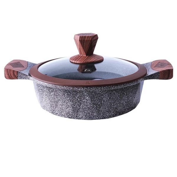 تابه گرانیتی زیو مدلZ-8172-28طرح الماس در3رنگ ‏