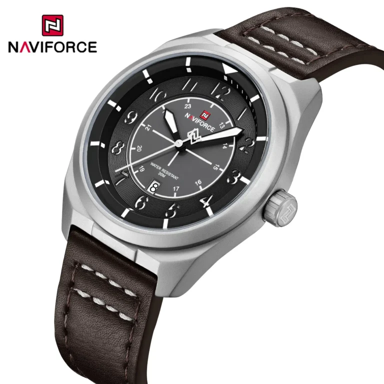 ساعت مچی مردانه نیوی فورس Naviforce NF9281 قهوه ای (x)