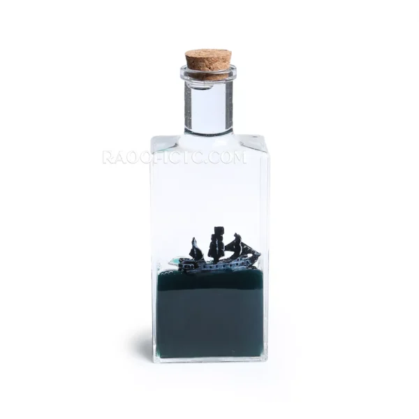 دکوری بطری کشتی معلق
