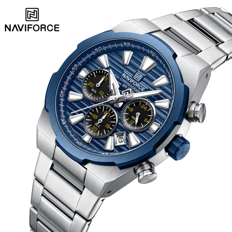 ساعت مچی مردانه نیوی فورس Naviforce NF 8081 SBES اورجینال با ضمانت (x)
