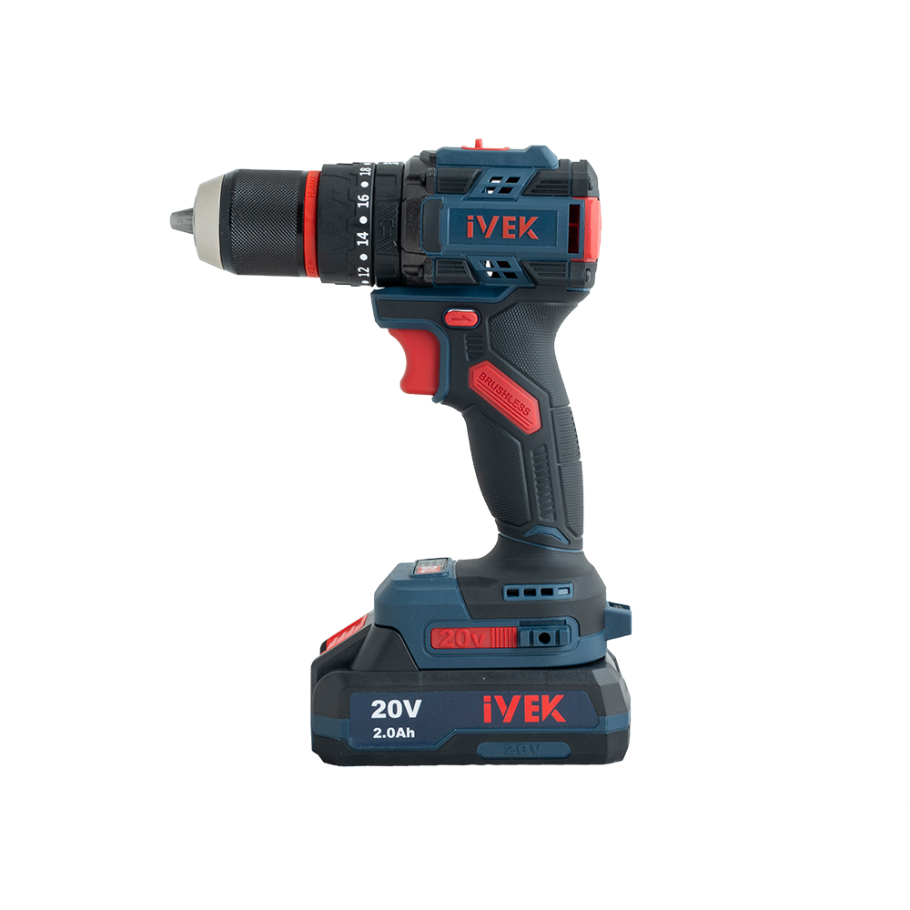 دریل شارژی چکشی براشلس 20ولت k-7812 ایوک K-7812 (AR) - Image 4