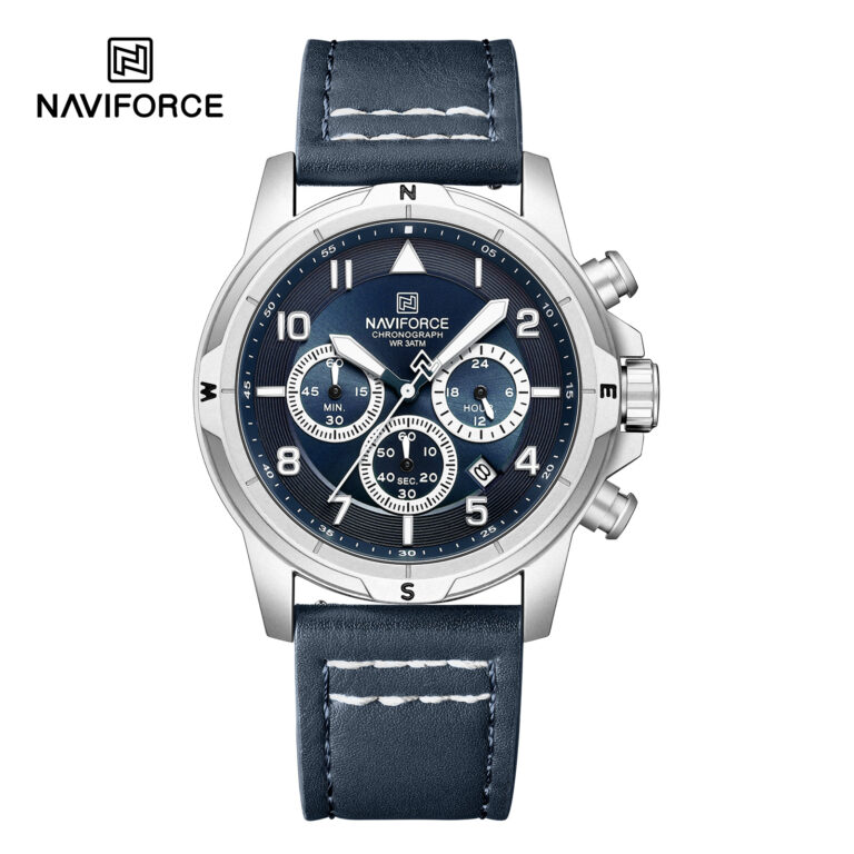 ساعت مچی مردانه نیوی فورس Naviforce NF8077 swbe اورجینال با ضمانت (x)