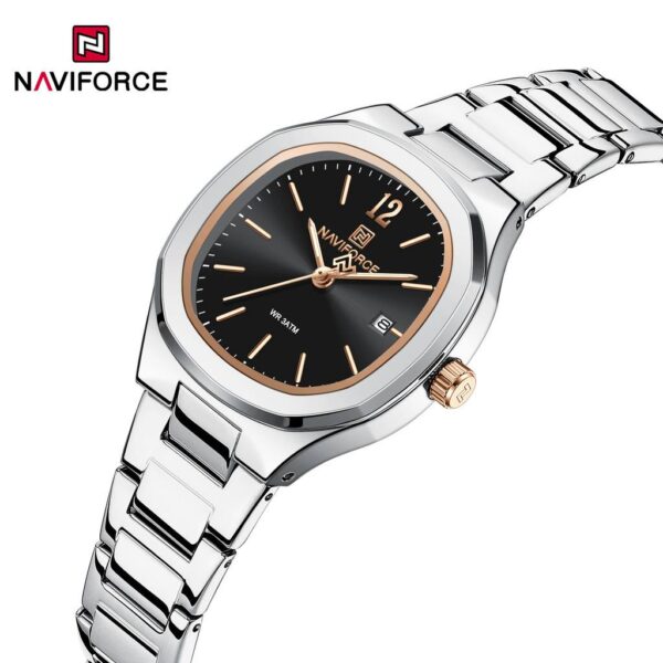 ساعت زنانه نیوی فورس Naviforce NF5072 S/B اورجینال (x)