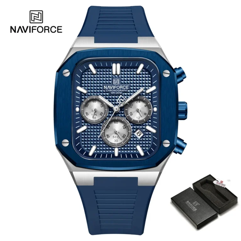 ساعت مچی مردانه نیوی فورس Naviforce NF 8037 S/BE/BE اورجینال با ضمانت (x)