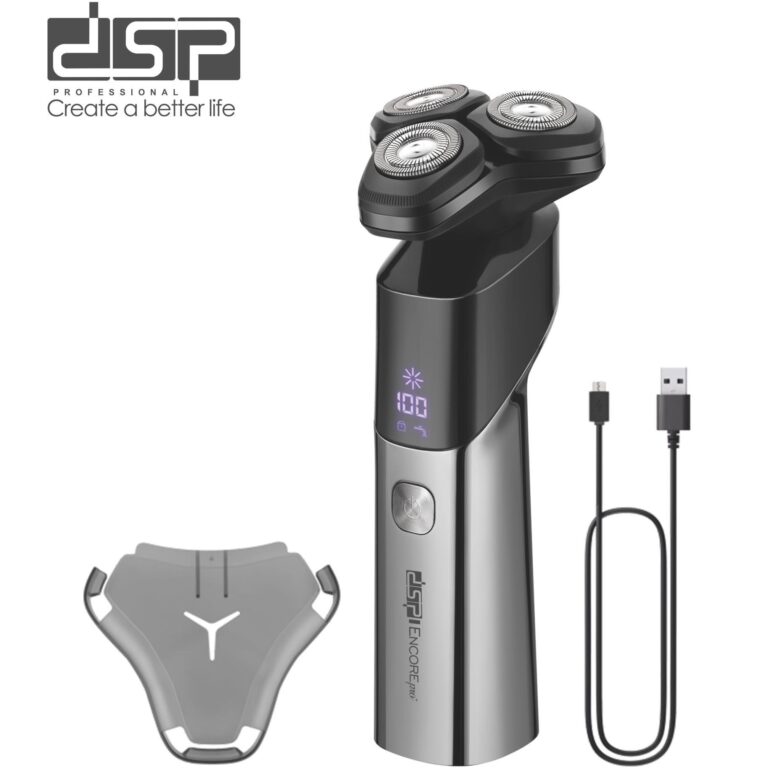 ماشین اصلاح صورت سه تیغ چرخشی دی اس پی DSP 60509