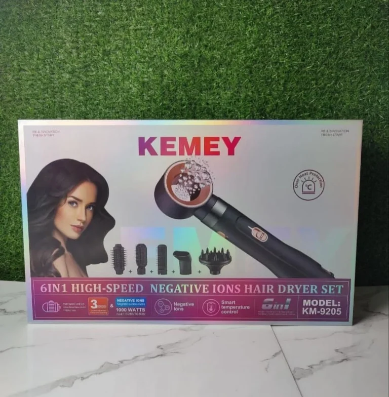 سشوار حرفه ای 6کاره کیمی مدل KM-9205 ‏