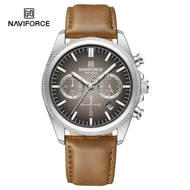 ساعت مردانه نیوی فورس Naviforce NF8082L S/GY/BN اورجینال (x)