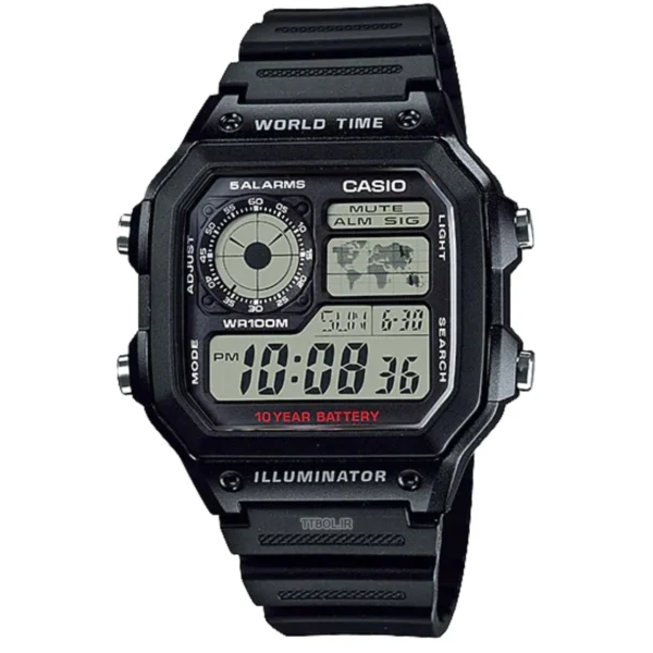 ساعت مچی مردانه کاسیو CASIO AE-1200WH-1AV اورجینال با ضمانت (x)