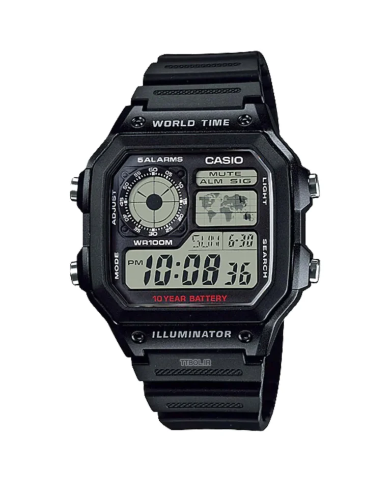 ساعت مچی مردانه کاسیو CASIO AE-1200WH-1AV اورجینال با ضمانت (x)