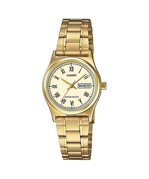 ساعت مچی زنانه کاسیو CASIO LTP-V006G-9B طلایی