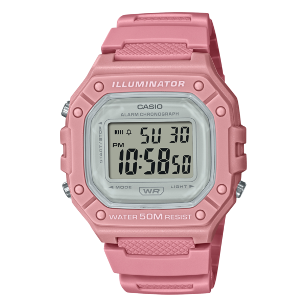 ساعت مچی کاسیو CASIO W-218HC-4A صورتی