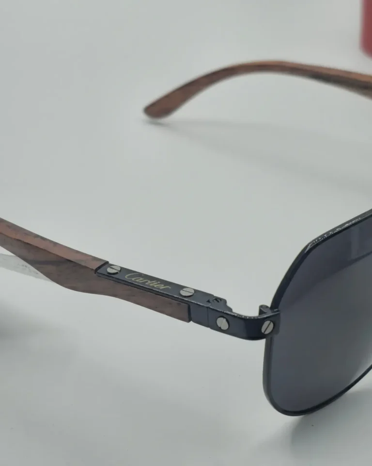 عینک آفتابی کارتیر دسته چوب Cartier CT0284s