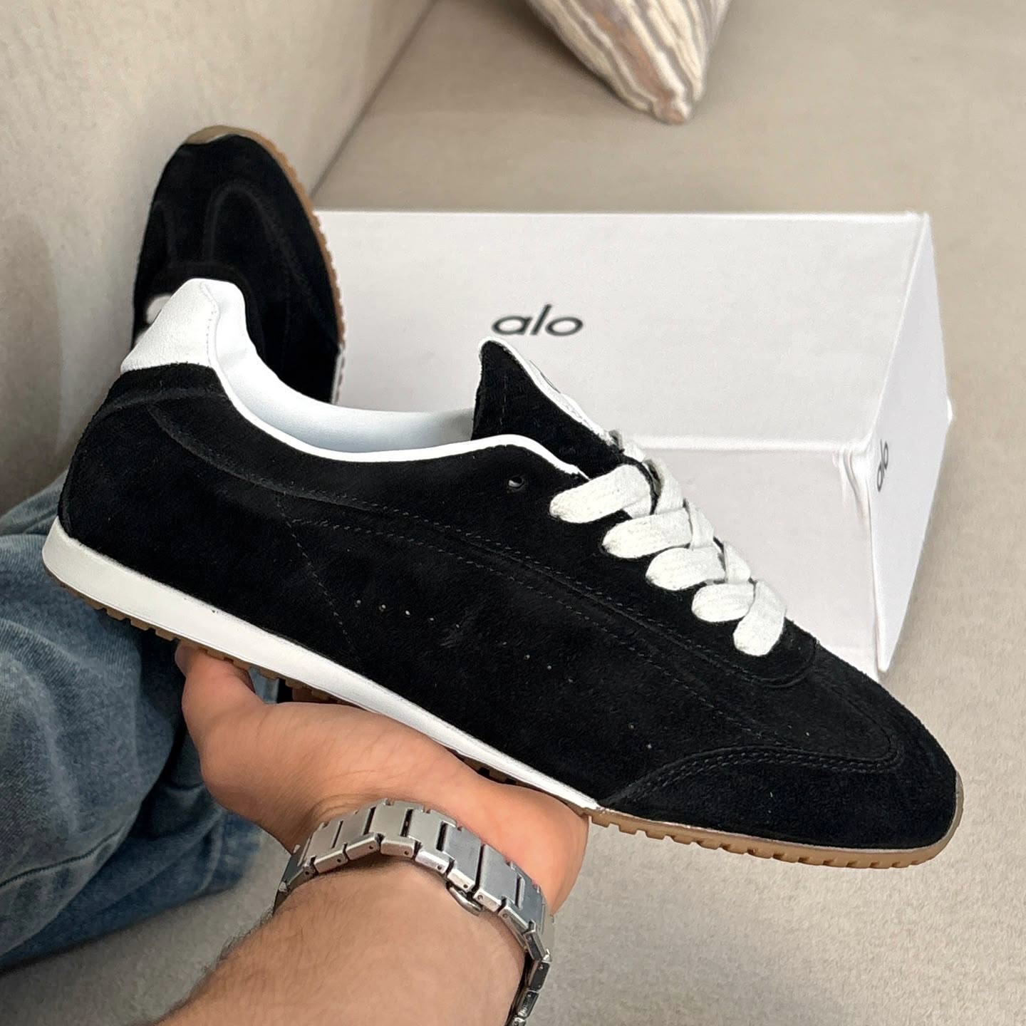 کفش کتونی زنانه ورزشی یوگا و رانینگ الو سان ست ALO Yoga Sunset Sneakers - Image 7