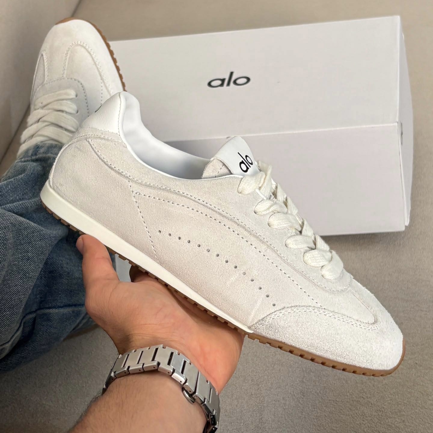 کفش کتونی زنانه ورزشی یوگا و رانینگ الو سان ست ALO Yoga Sunset Sneakers - Image 8