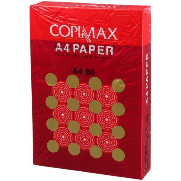 کاغذ A4 کپی مکس قرمز 80 گرم بسته 500 عددی